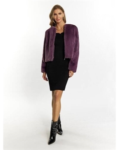 Куртка из искусственного меха, фиолетовый Faina