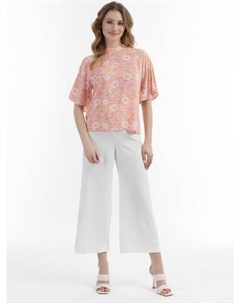 Блузка с короткими рукавами, розовый Usha