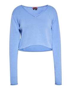 Пуловер, синий Mymo