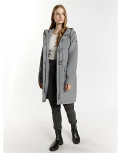 Дафлкот из смесовой шерсти, серый Dreimaster