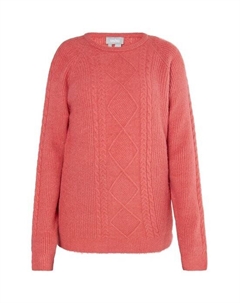 Вязаная кофта, красный Usha