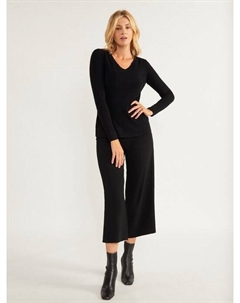 Вязаный свитер, черный Usha