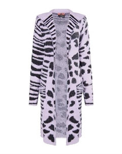 Вязаный кардиган, фиолетовый Mymo