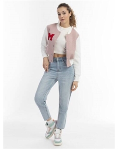 Куртка колледжа, розовый Mymo