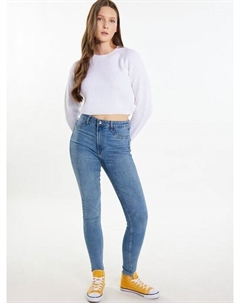 Вяжем укороченный свитер спицами, экрю Mymo