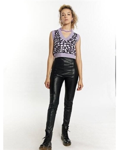 Вязаный жилет-свитер, черный Mymo