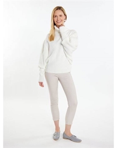 Свитер с высоким воротом, экрю Usha