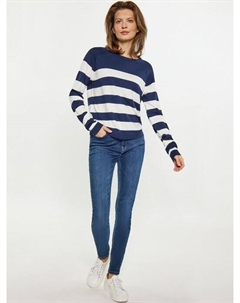 Пуловер, синий Usha