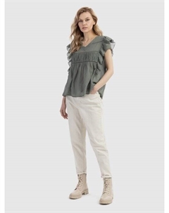 Блузка-Рубашка, зеленый Dreimaster