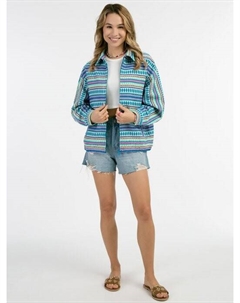 Куртка-Бомбер оверсайз, синий Izia