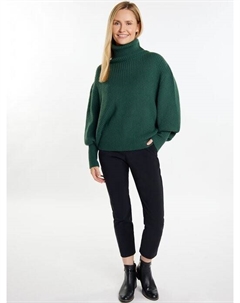 Свитер с высоким воротом, зеленый Usha