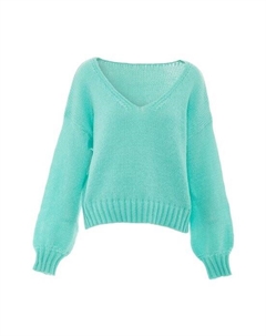 Пуловер, зеленый Mymo