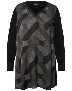 Туника, черный Ulla popken