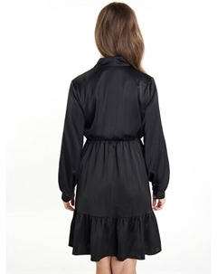 Платье миди с воланом, черный Usha