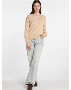 Вязаный свитер, бежевый Dreimaster