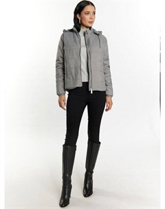 Легкая стеганая куртка, серый Faina