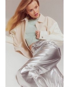 Бейсбольная куртка с мотивом, бежевый H&m