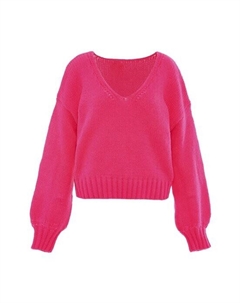 Пуловер, фуксия Mymo