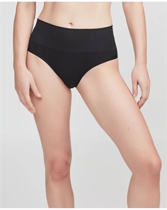 Бесшовные стринги с завышенной талией и эффектом контроля, черный Gisela