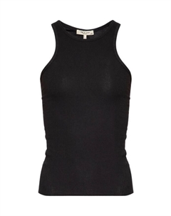 Полосатый топ «самое главное», черный Rag & bone