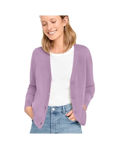 Женский свободный кардиган больших размеров, цвет Sweet Lilac Ellos