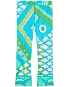 Брюки из хлопка Vivara-Print, синий Pucci
