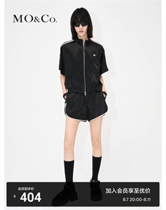 Спортивные шорты из ацетата, черный Moco