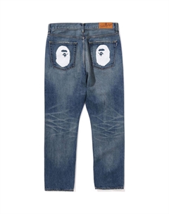 Коллекция джинсовой ткани Джинсы унисекс, синий A bathing ape®