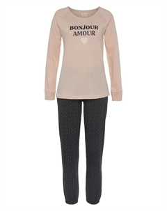 Пижама (2 шт.), с крупным принтом спереди, цвет Aprikose Vivance dreams