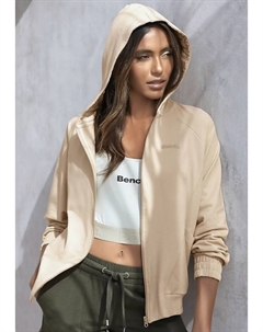 Толстовка с капюшоном и спортивными разделительными швами, домашний костюм для отдыха Loungewear, бежевый Bench