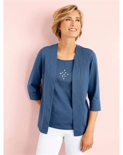 Рубашка 2-в-1 "Рубашка 2-в-1", джинсовый Classic basics