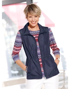 Короткий жилет, синий Classic basics