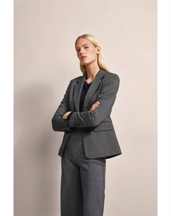 Короткий пиджак со структурой, серый Bugatti