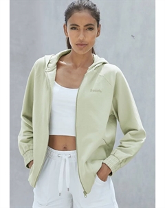 Толстовка с капюшоном и спортивными разделительными швами, домашний костюм для отдыха Loungewear, фисташковый Bench