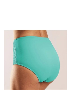 Трусики из эластичного жаккардового кружева и материала microtouch, бирюзовый Nuance