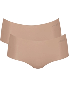 Трусы "ZERO Microfibre 2.0 Short 2P" (2 шт. в упаковке), бесшовные и невидимые, коричневый Sloggi