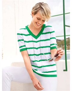 Свитер с короткими рукавами "Свитер с короткими рукавами", зеленый Classic basics