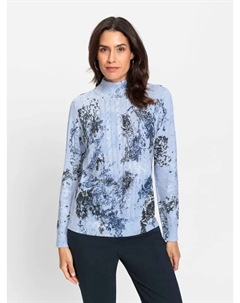 Вдохновение Вязаный свитер "Пуловер", синий Inspirationen