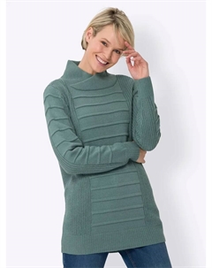 Длинный пуловер "Длинный пуловер", цвет Jade Classic basics