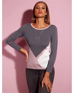 Вязаный свитер "Пуловер", антрацит Creation l