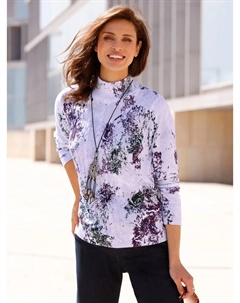 Вдохновение Вязаный свитер "Пуловер", цвет Flieder-Bedruckt Inspirationen