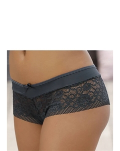 Трусики "Лизетт", полностью выполненные из красивого кружева, нижнее белье, антрацит S.oliver