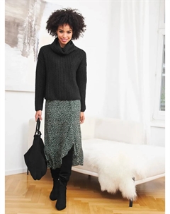 Вязаный свитер "Пуловер", черный Heine