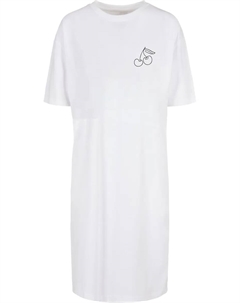 Платье-рубашка " Women's Ladies Cherry Oversized Slit Dress" (1 шт.), белый Merchcode