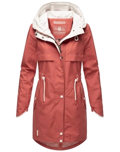 Полупальто Наваху "Xankaa", модная женская парка-переходник, красный Navahoo