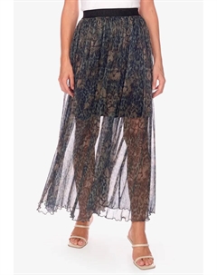 Летняя юбка "DILLE" с красивым цветочным узором, коричневый Le temps des cerises