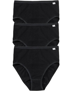 Трусики (3 шт.), без раздражающих боковых швов, черный Speidel