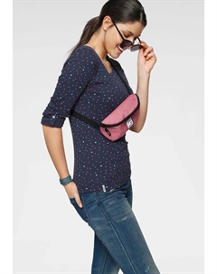 Рубашка с длинными рукавами и милым принтом в горошек, птиц и якорей по всей поверхности, синий Kangaroos