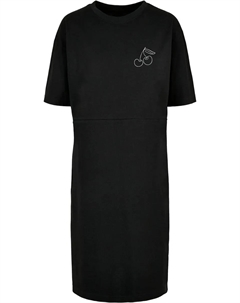 Платье-рубашка " Women's Ladies Cherry Oversized Slit Dress" (1 шт.), черный Merchcode