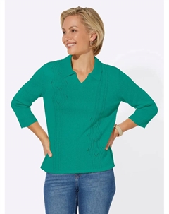 Свитер с рукавом 3/4 "Пуловер", изумрудный Classic basics